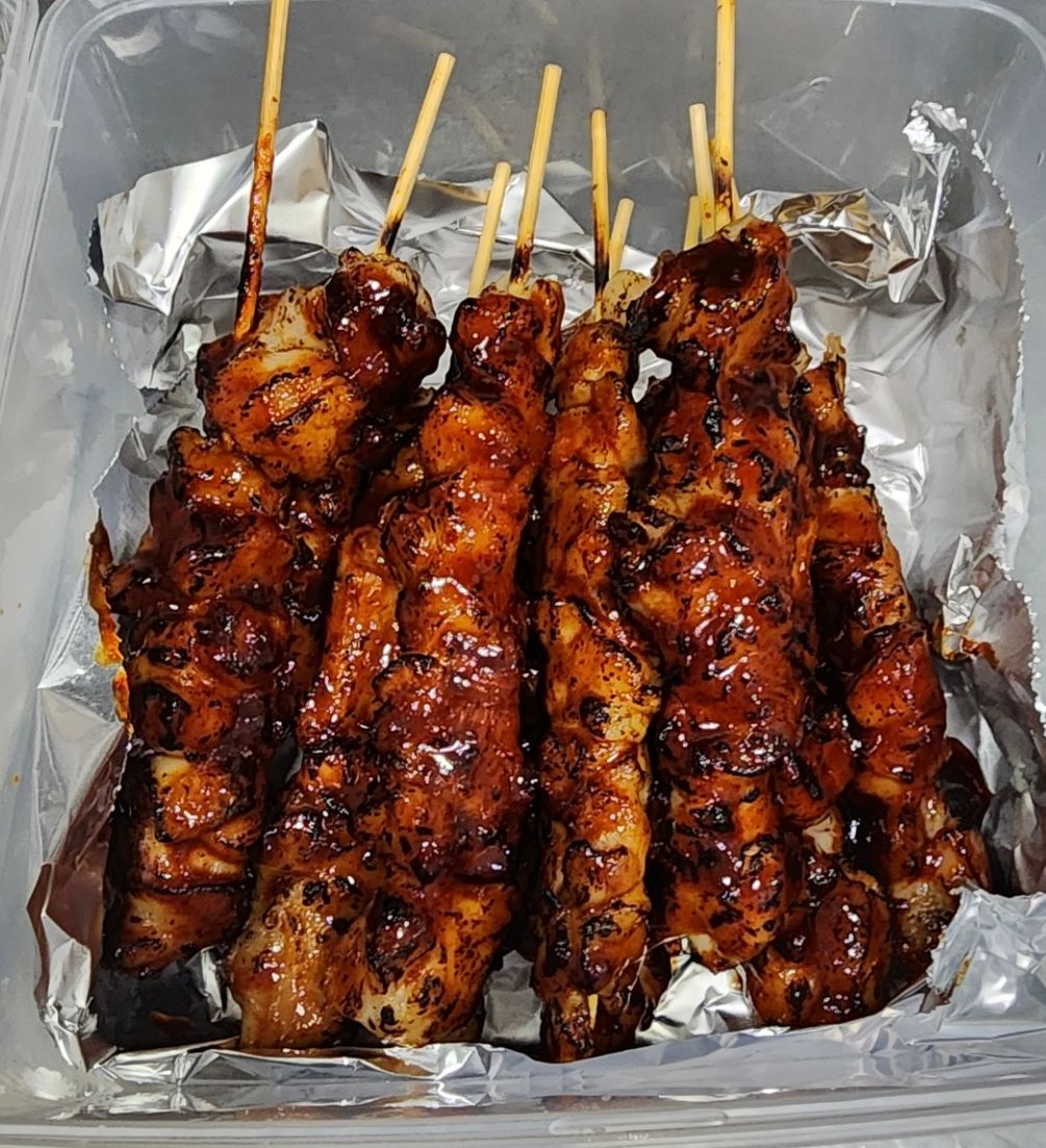 닭꼬치 (매운맛) CHARCOAL  KOREAN CHICKEN STICK (SPICY) 10 STICK_0