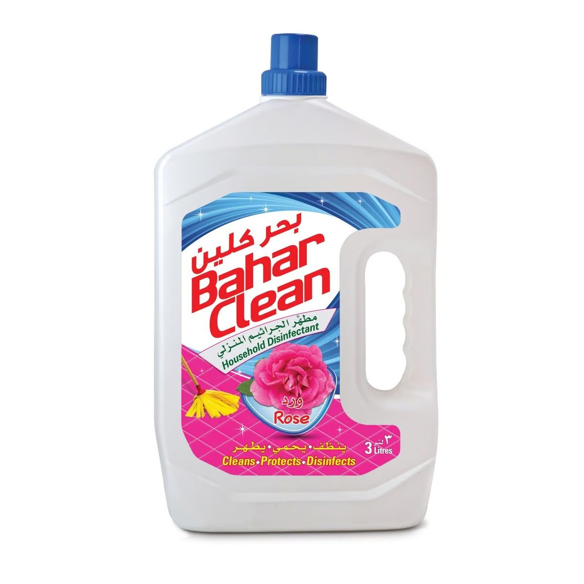 BAHAR CLEAN HOUSEHOLD DICINFECTANT ROSE 3L_0