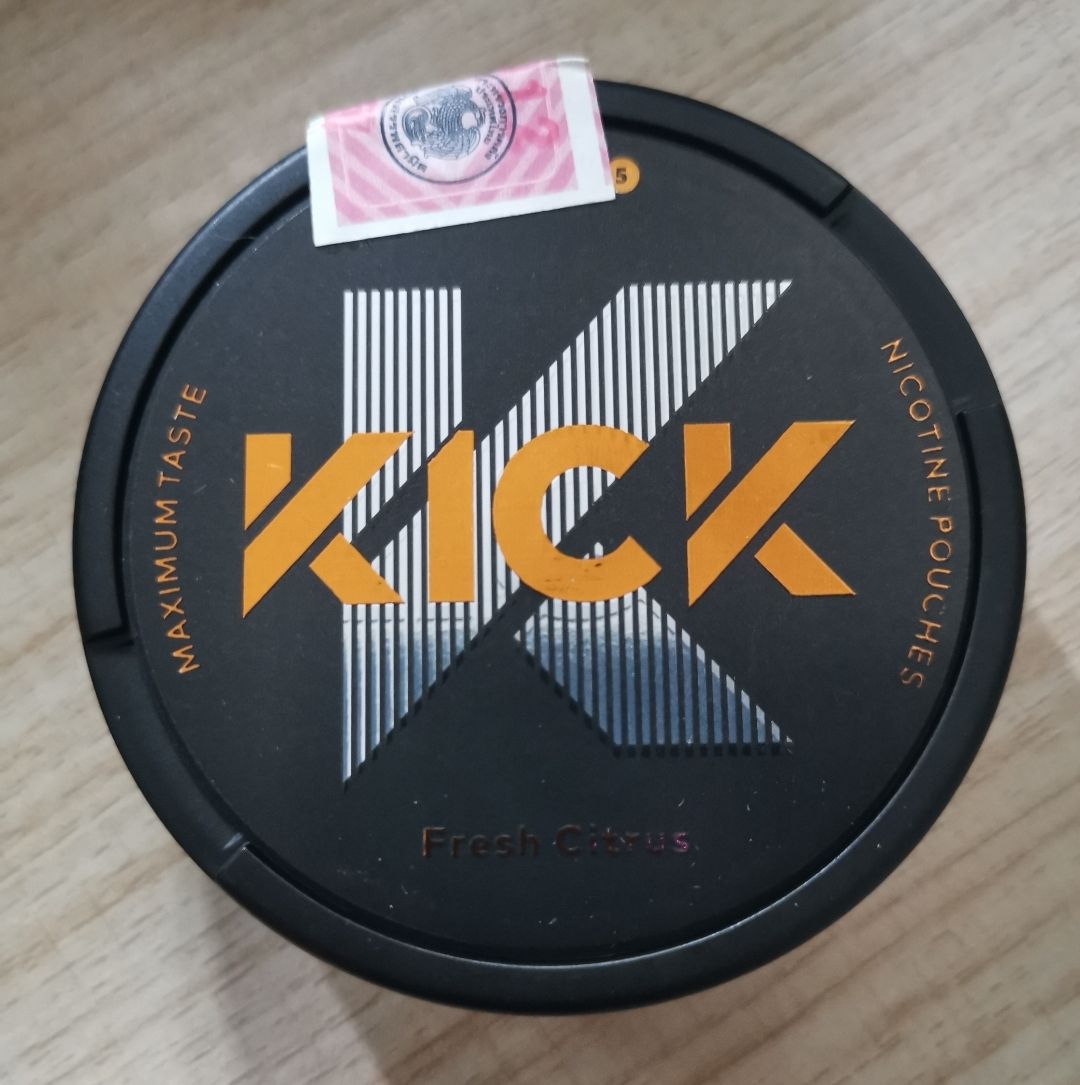 KICK FRESH CITRUS ( Nicotine Content: 36 mg/pouch 20 Pouches )_0