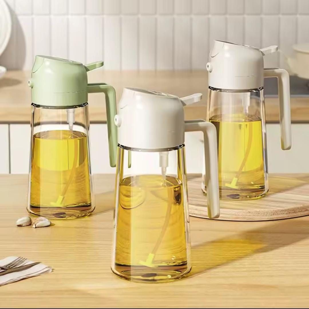 2in 1 oil jar sprayer & dispenser @ ksh _5