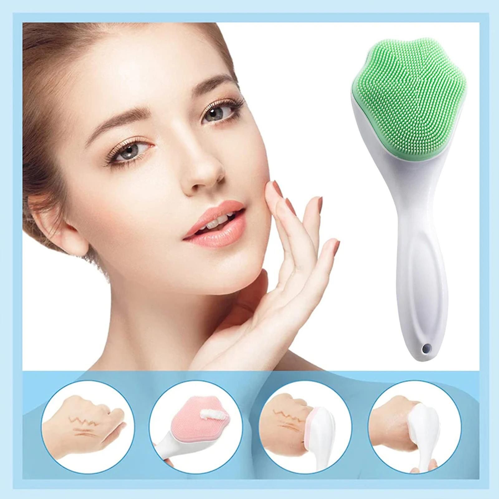 Cat paw shape Beauty cleanser silicone face cleaning brush _1