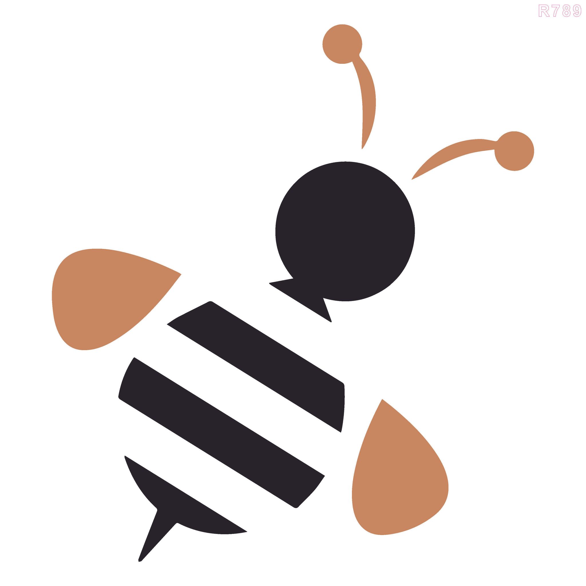 R789_Bee Wall Stencil_0