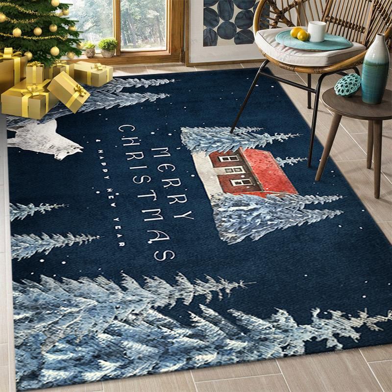 Merry Christmas Doormat Decorative Xmas Holiday Front Door Mat_4