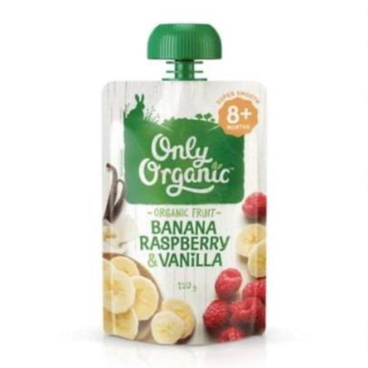 Only Organic BANANA RASPBERRY & VANILLA 8+_0