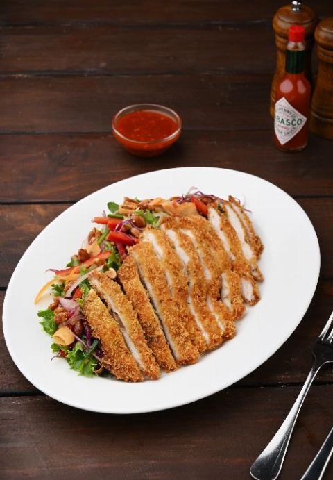 Crispy chicken Breast salad _0