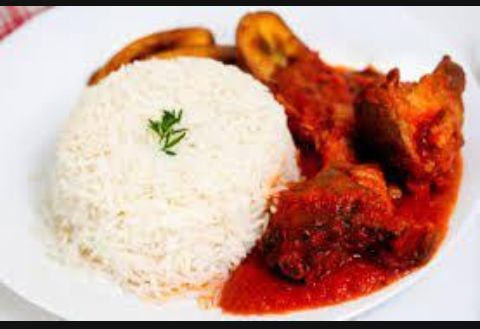 White rice and stew_0