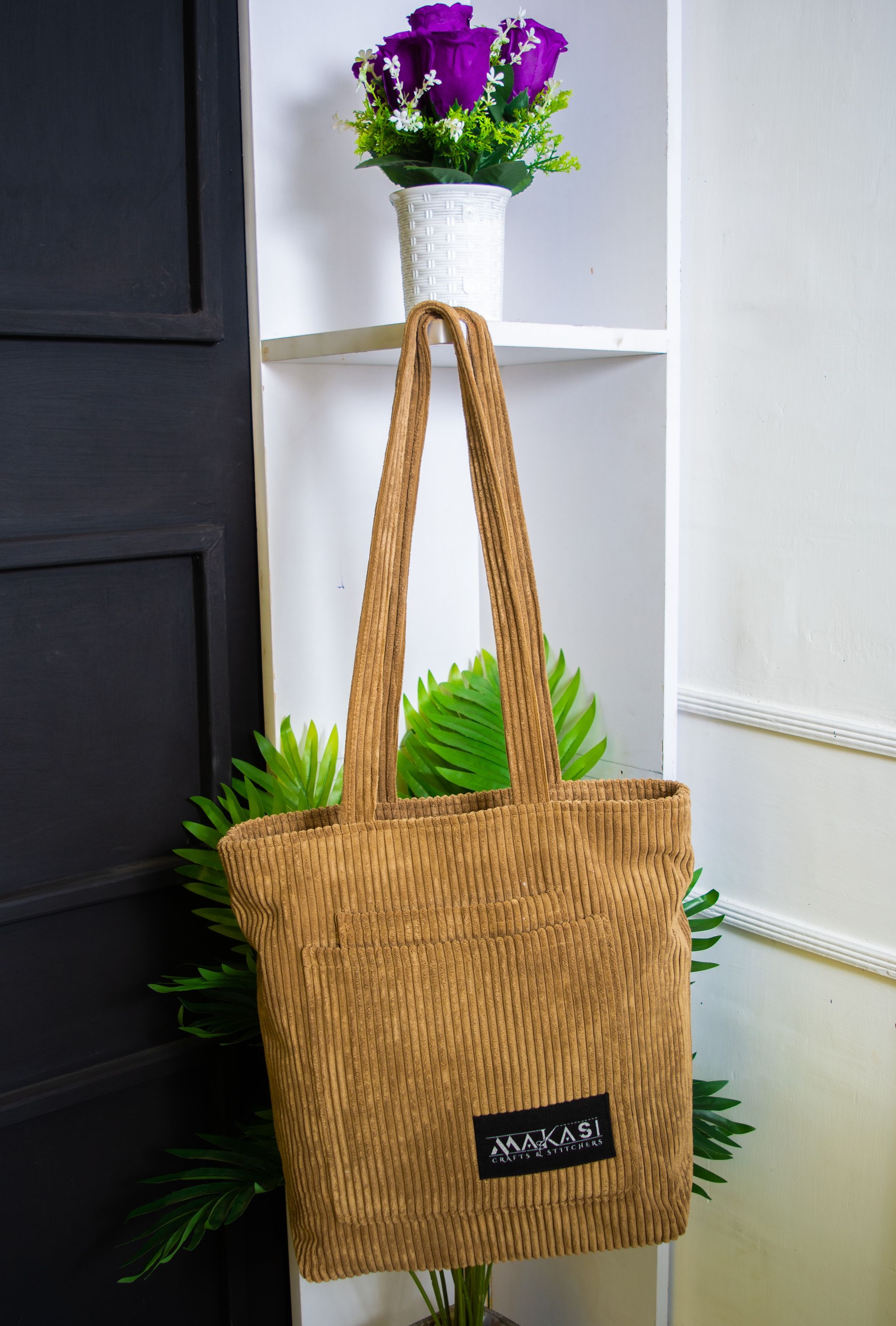 Corduroy tote bag _0