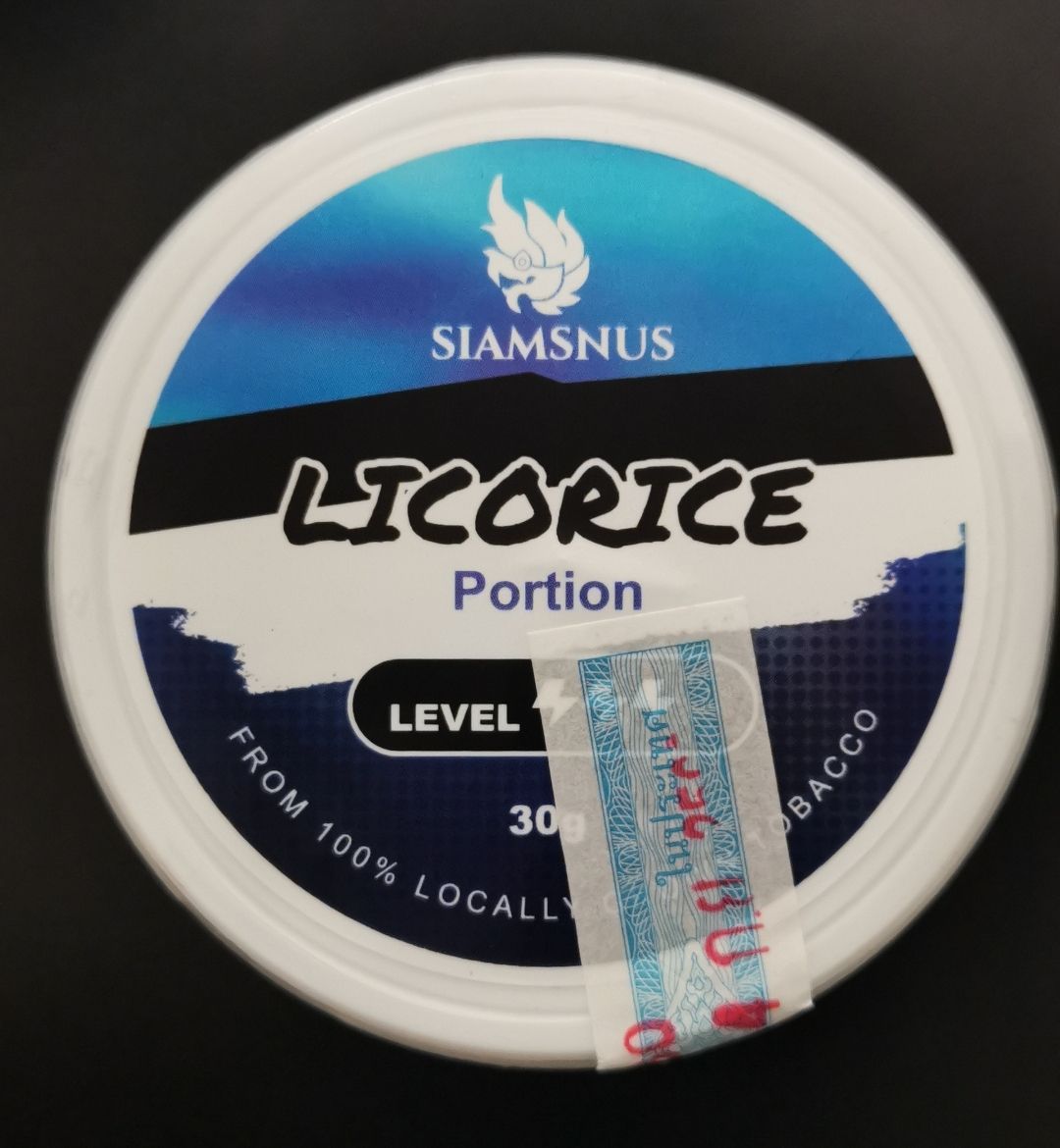 Siamsnus Licorice Portion ( Nicotine: 12mg/g 30 Pouches )_0