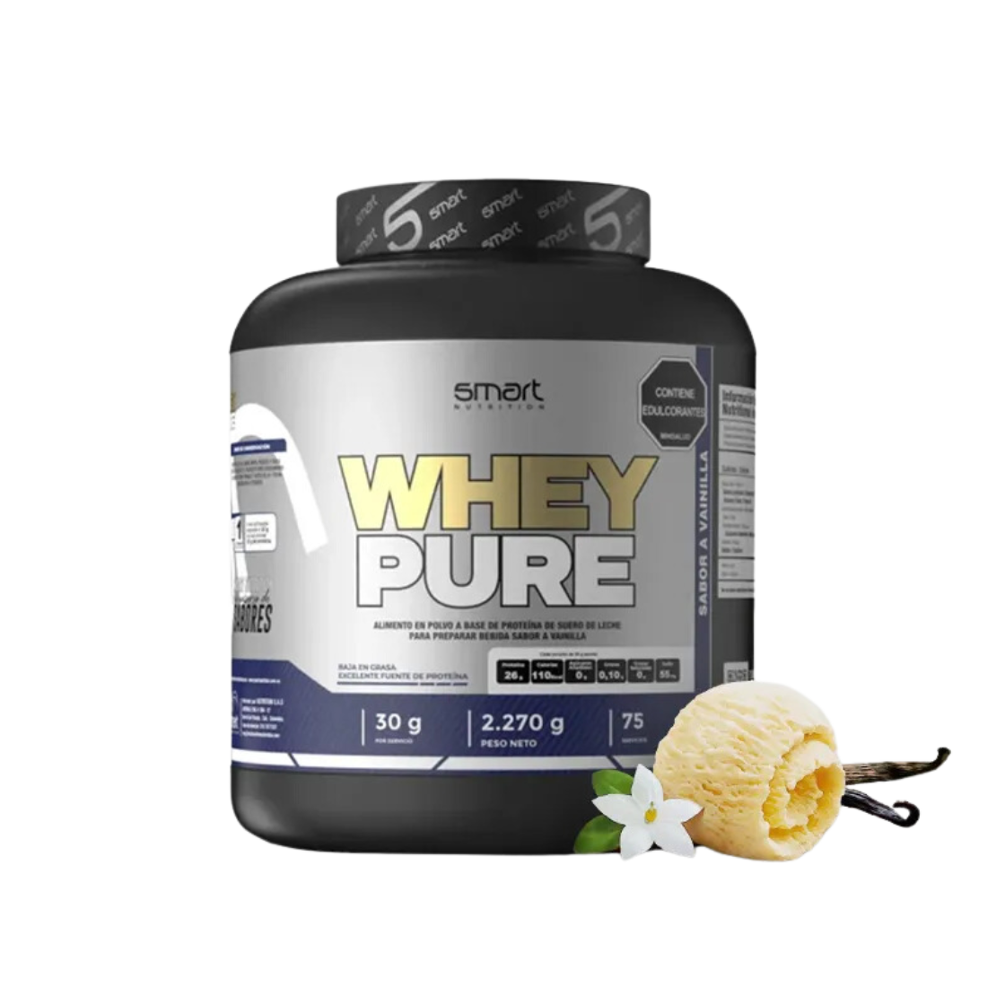 Whey Pure vainilla 5lbs SMART NUTRITION_0