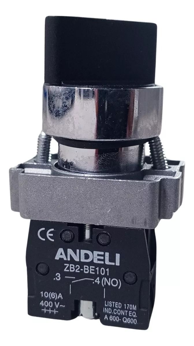 SELECTOR DE CONTROL 3 POSICIONES 2 NO 10A 400V ANDELI_0