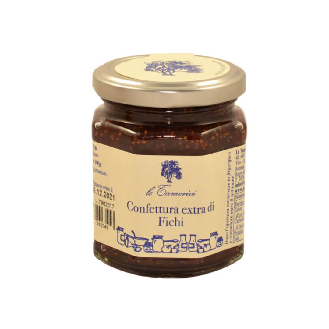 LE TAMERICI-CONFETTURA EXTRA DI FICHI - figs preserve (jam) 220g._0