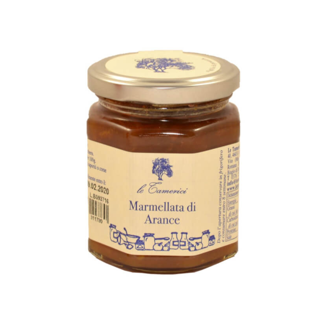 LE TAMERICI-MARMELLATA DI ARANCE - orange jam 220g._0