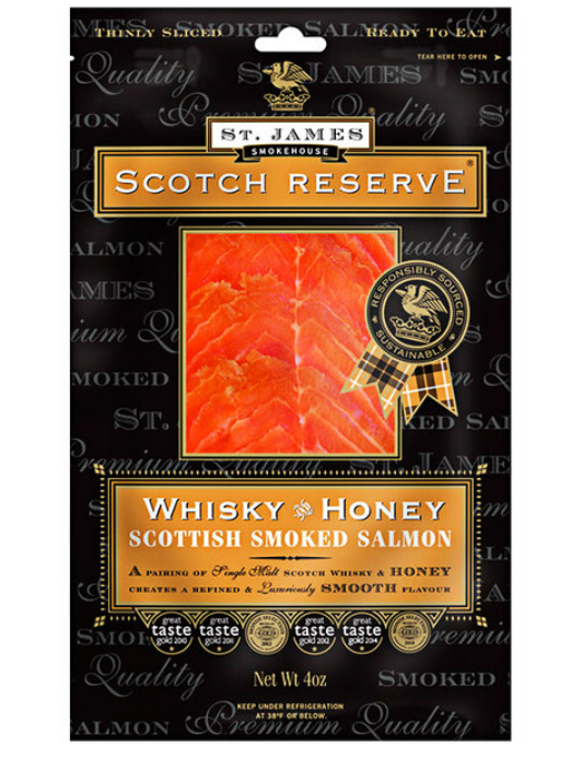 St James Smokehouse Smoked Salmon : Whiskey & Honey (114g)_1