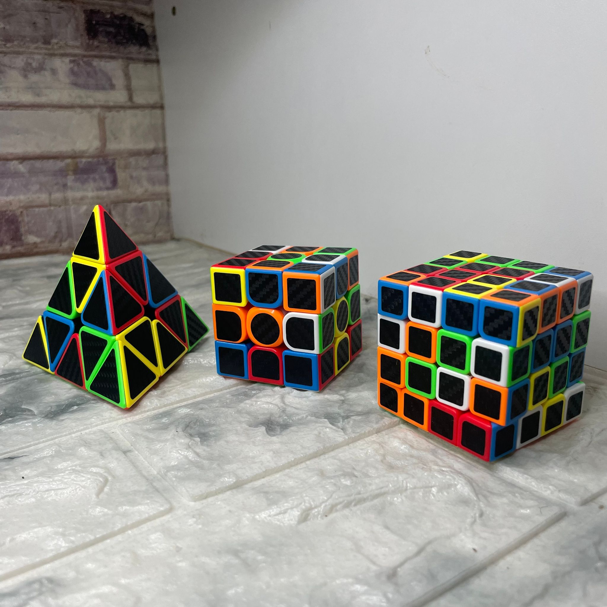 RUBRIKS CUBE SET (comes with 3)_0