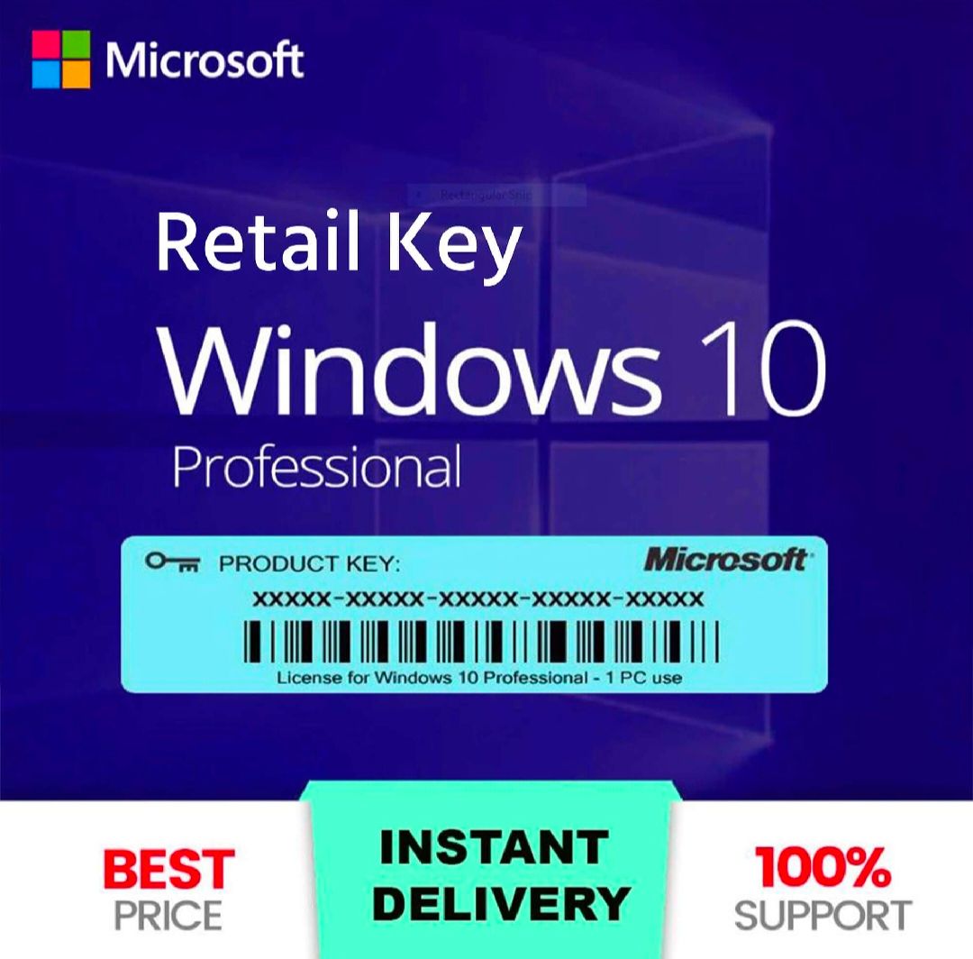 Windows 10 Pro Retail License Product Key_0