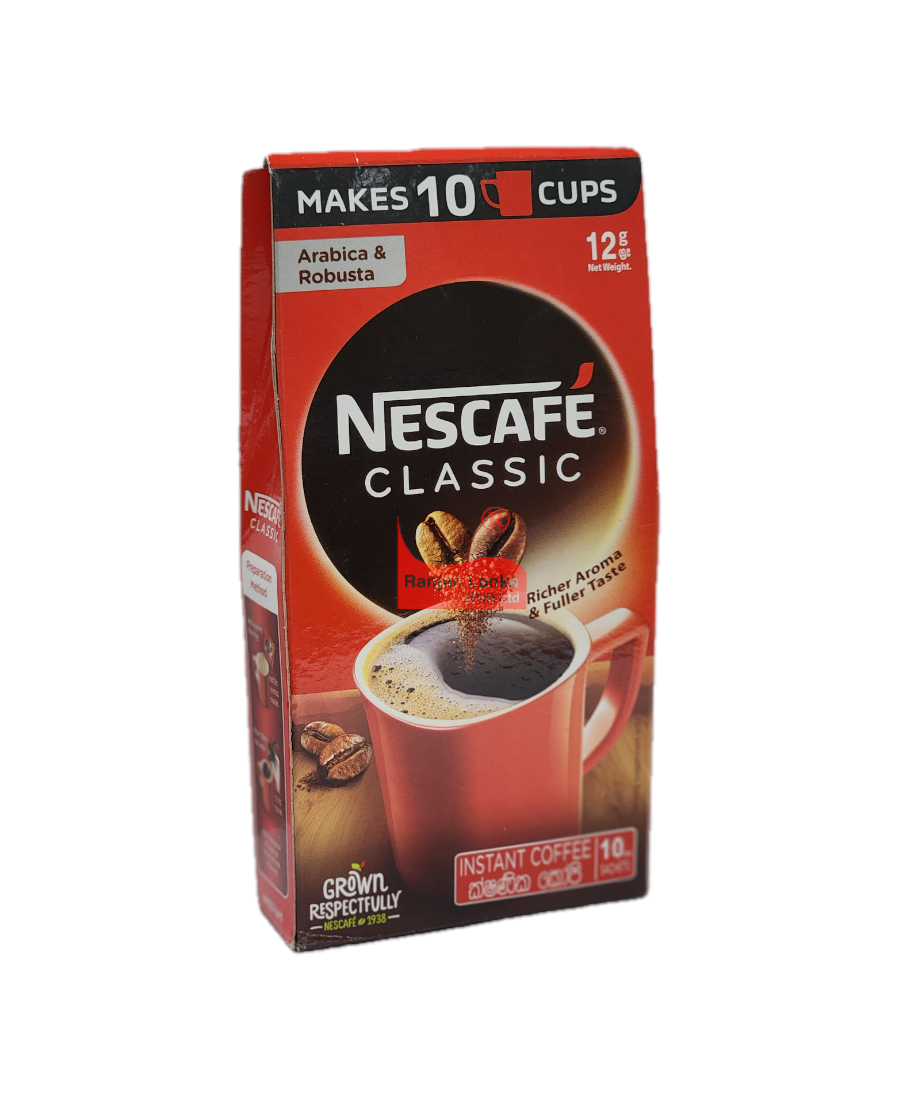 NESCAFE CLASSIC 10*1.2g (INSTANT COFFEE SACHET)_0