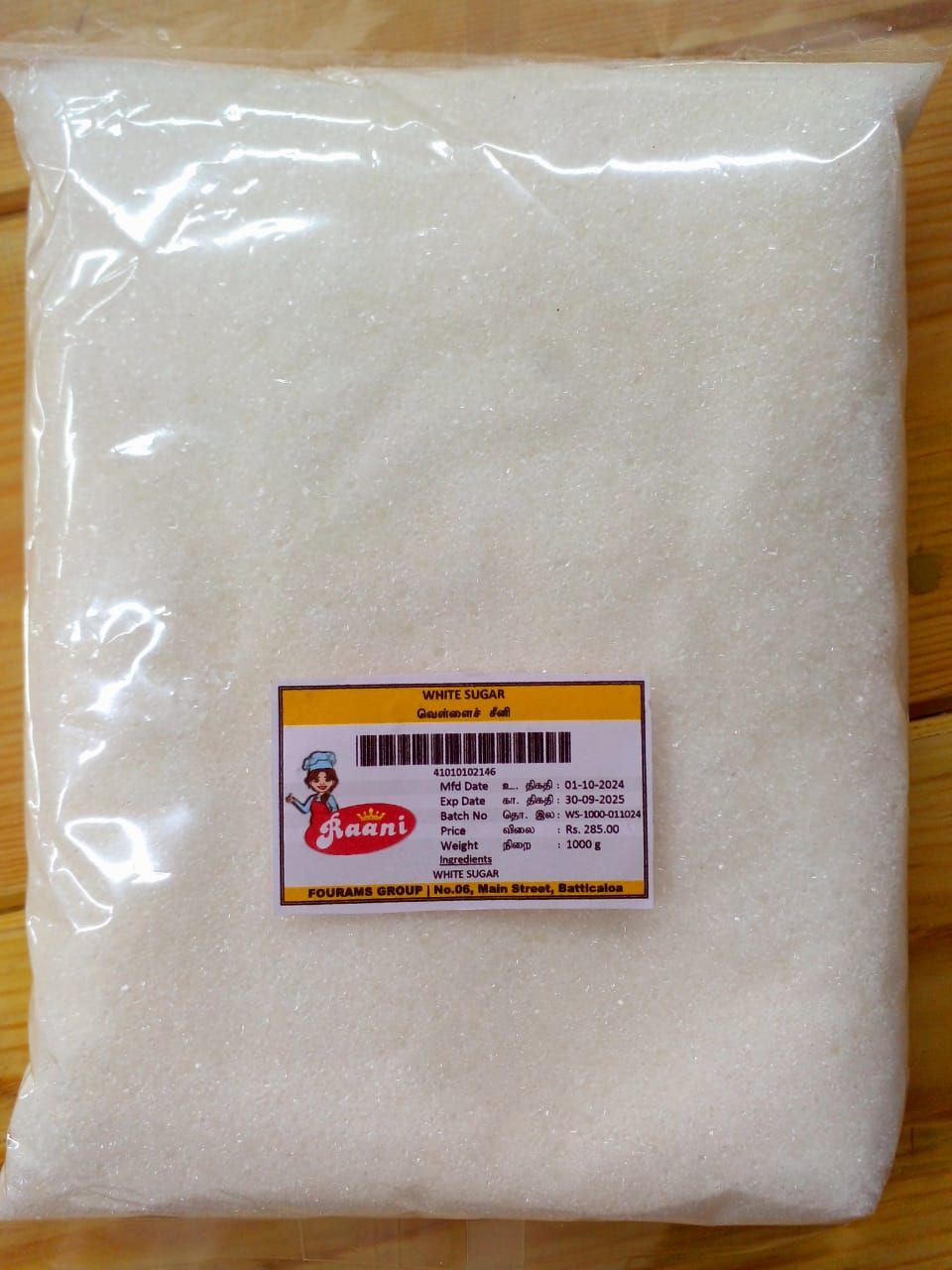 RAANI WHITE SUGAR 1KG (PAC)_0