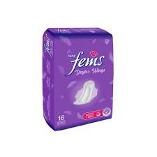 FEMS DRYTEX 16 (WINGED SANITERY NAPKINS)_0