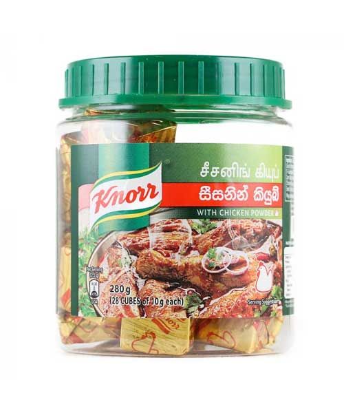 KNORR CHICKEN CUBES 10G*28 (JAR)_1