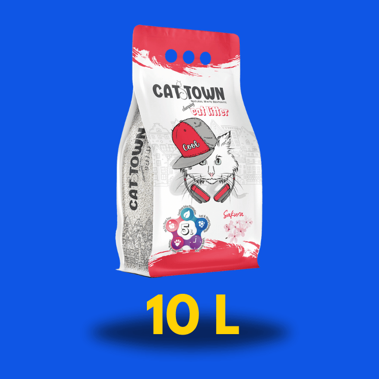 CAT TOWN - 10L -  Litière agglomérante_0