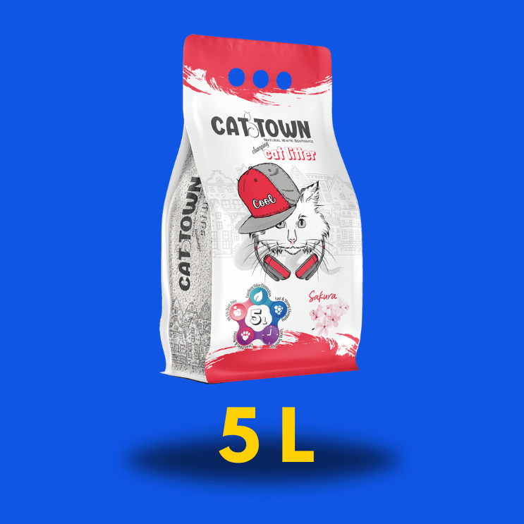 CAT TOWN - 5L -  Litière agglomérante_0