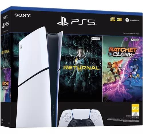 Sony PlayStation 5 Slim Digital 1TB Bundle con 2 Juegos Digitales CFI-2015_0