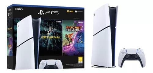 Sony PlayStation 5 Slim Digital 1TB Bundle con 2 Juegos Digitales CFI-2015_1