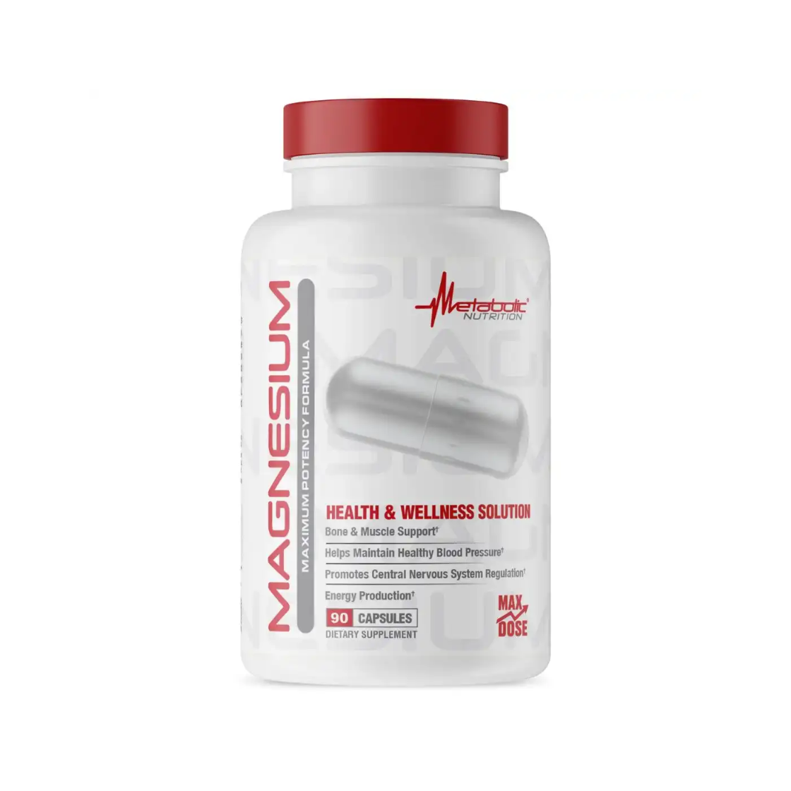 Magnesio 90caps METABOLIC NUTRITION_0