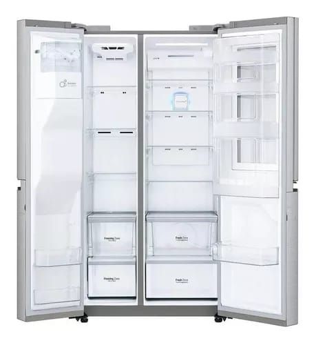 Refrigerador con freezer inverter LG LS74SXSX color stainless steel con capacidad de 690L 127V_4