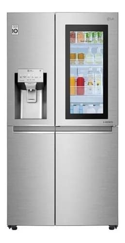 Refrigerador con freezer inverter LG LS74SXSX color stainless steel con capacidad de 690L 127V_3