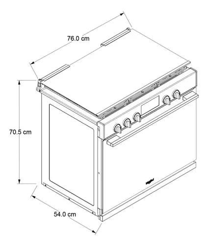 Estufa Whirlpool Empotrable 30 Acero Inoxidable Wer9000s Color Gris Tipo de conexión Gas envasado_2