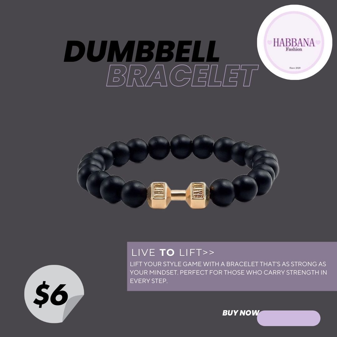 DUMBBELL BRACELET_0