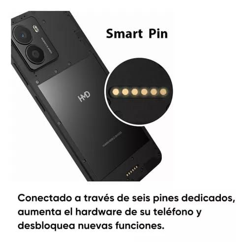 Smartphone Hmd Fusion 5g Dual Sim Teléfono 256gb 8gb Rom Celular 6.56in 90hz Pantalla 5000mah Batería Android 14 Phone Negro_4