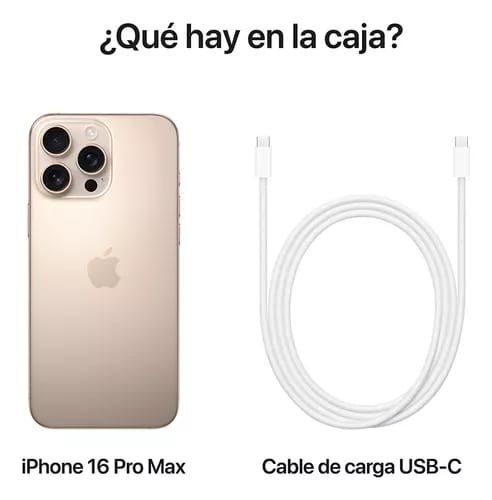 Apple iPhone 16 Pro Max (1 TB) - Titanio - Distribuidor Autorizado_6