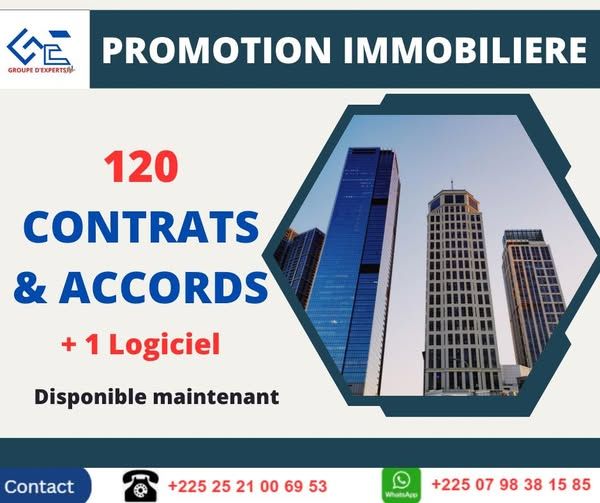 LE KIT DES 120 CONTRATS NECESSAIRES POUR la PROMOTION IMMOBILIER_0