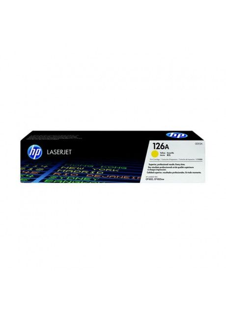 HP 126A Yellow Original LaserJet Toner Cartridge (CE312A)_0