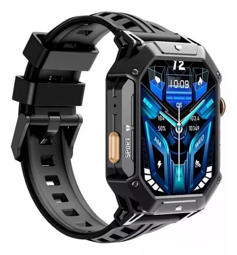 Smartwatch Cubot X1 Reloj Inteligente Deportivo 2ATM Resistente al Agua Negro 2.13'' y Llamada Bluetooth y Medición de Presión Arterial_2