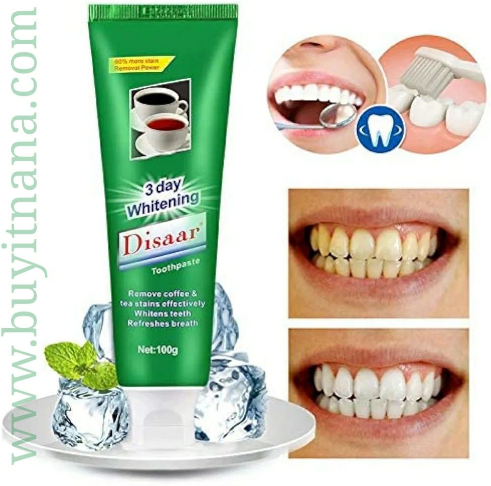 DISAAR BEAUTY 3 DAY WHITENING TOOTHPASTE _0