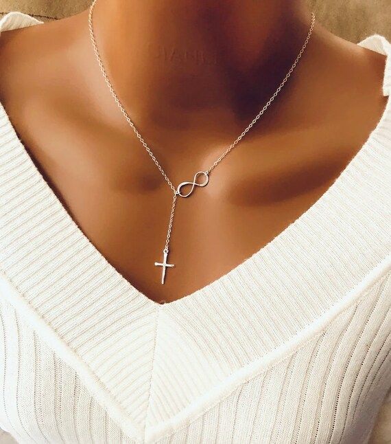 Infinity-cross necklace _0