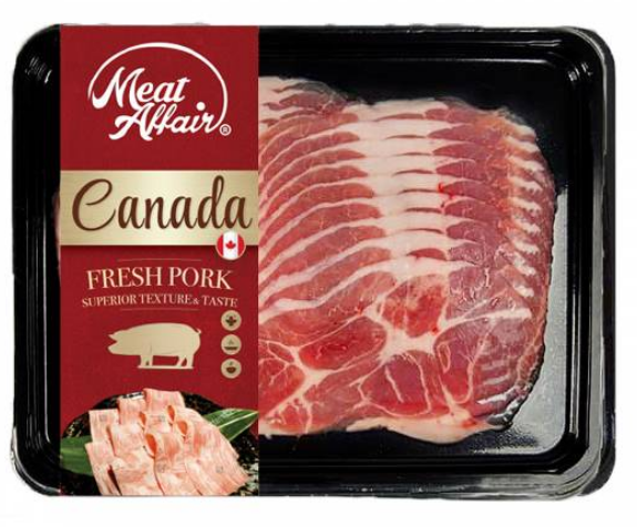 Canadian Pork Meat Affair Canada Pork Collar Shabu Shabu (250G)_0