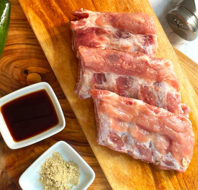 Frozen Pork - Simply Yumme Frozen Pork Loin Baby Back Ribs (500G)_0