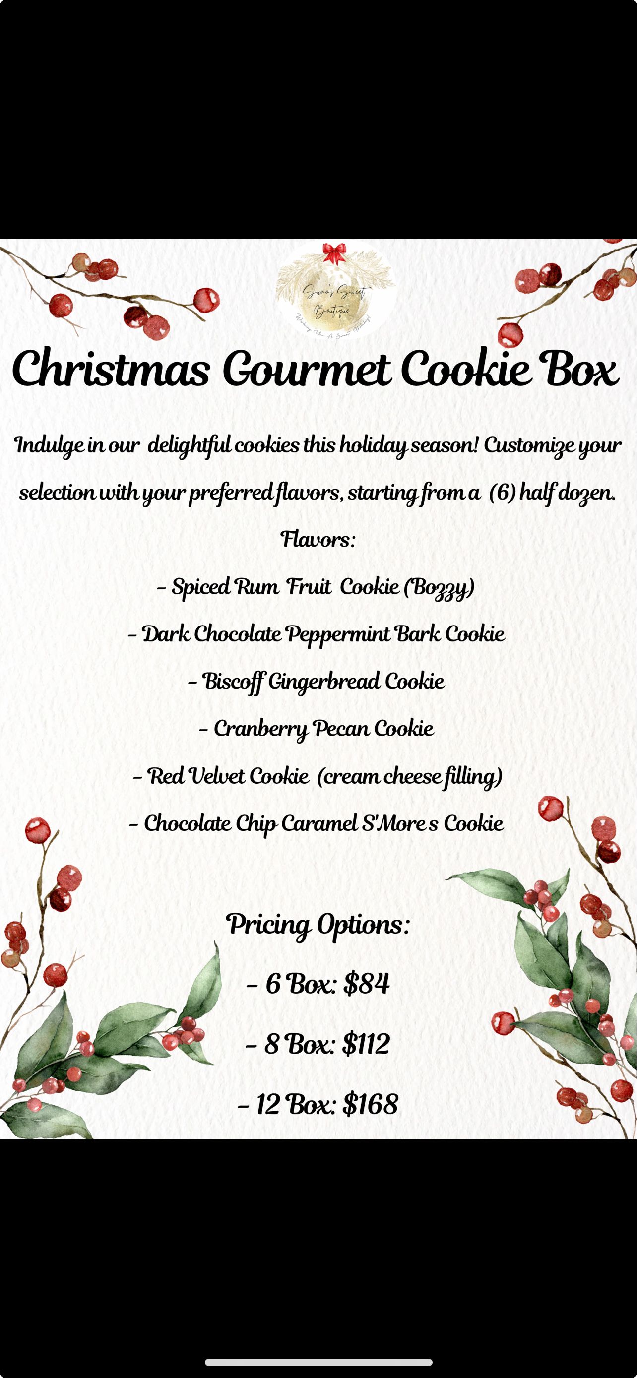 Christmas Gourmet Cookie Box _0