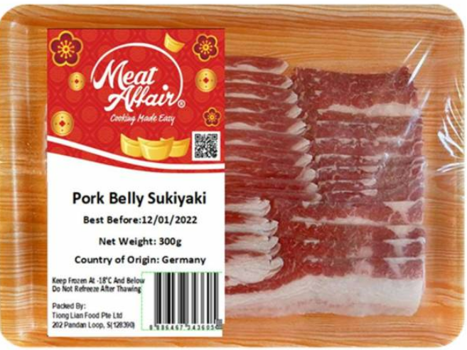 Frozen Pork -Meat Affair Pork Belly Sukiyaki (300G)_0