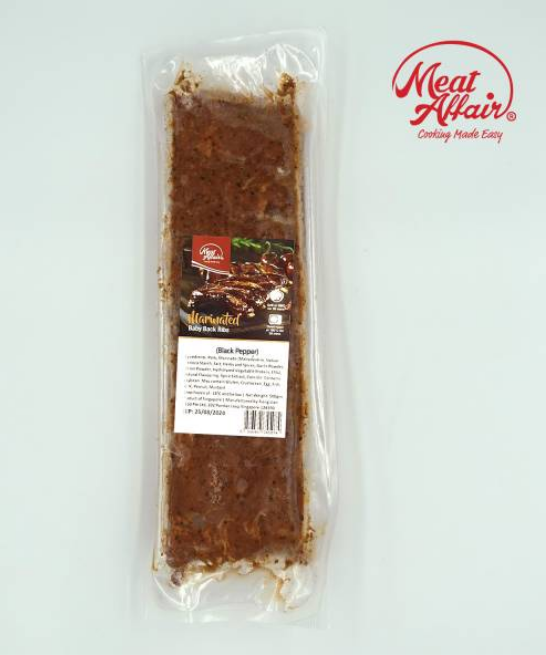 Marinated Meat Meat Affair Marinated Pork Rib - Black Pepper (500G)_1