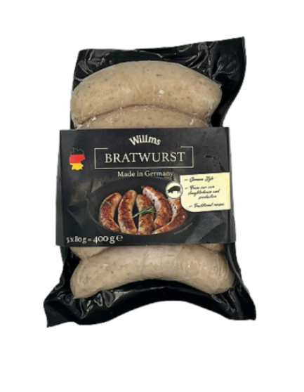 Willms Bratwurst Sausage 400G_0