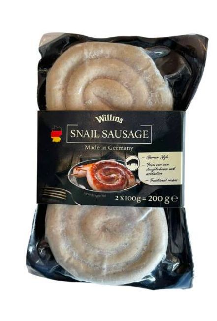 Willms Snail Sausage 200G_0