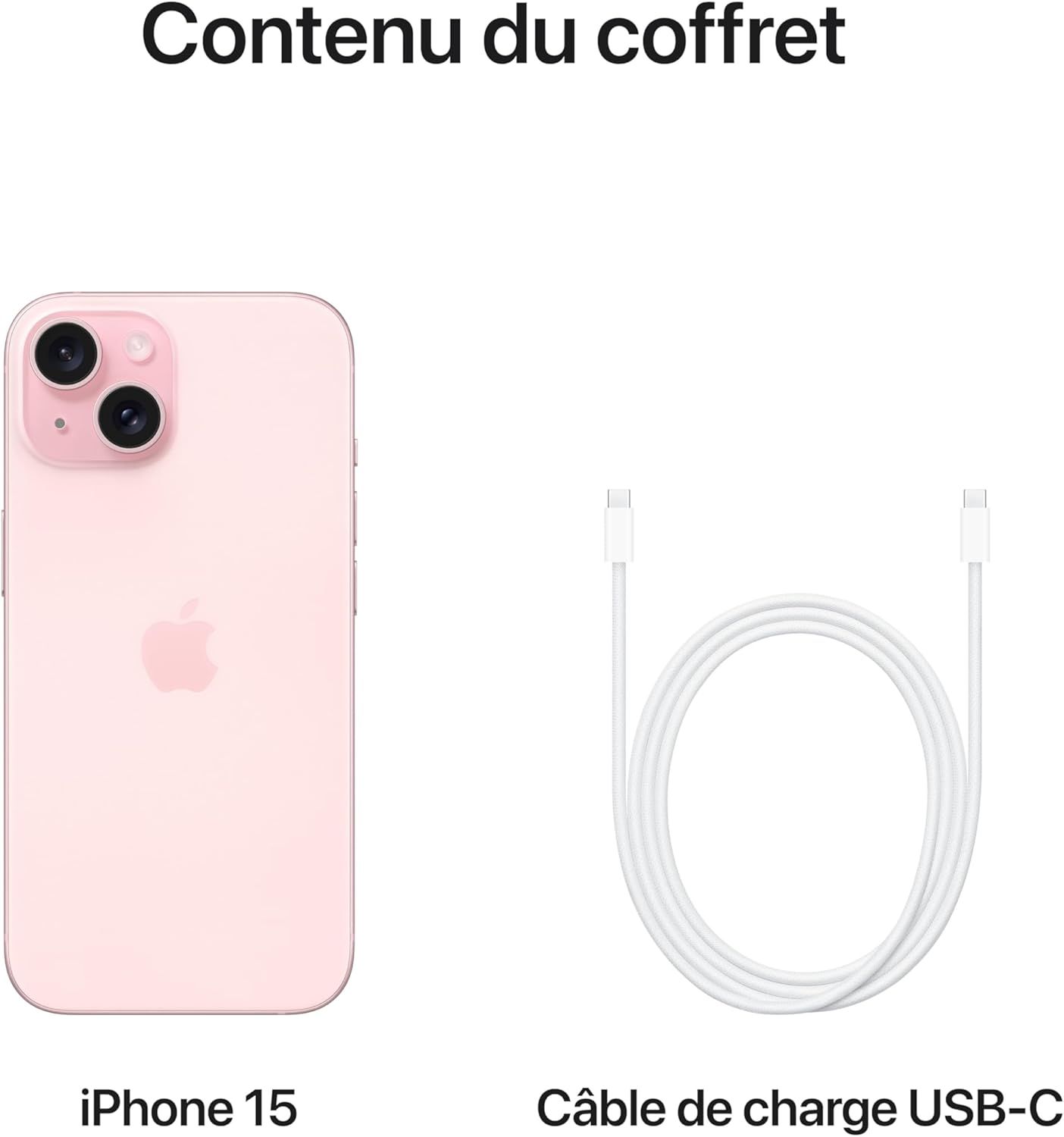 iPhone 15, 128Go, Rose (Garantie 3ans)_4