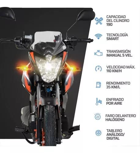 Motocicleta Vento Lithium 190 Negro 2025_7