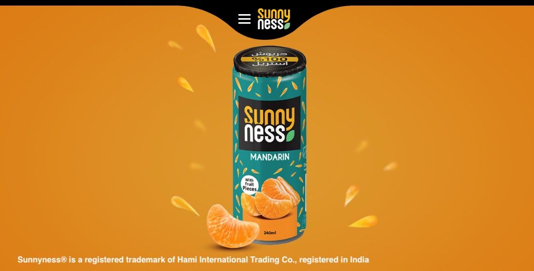 Sunnyness Juice Mandarin 240ml Can_0