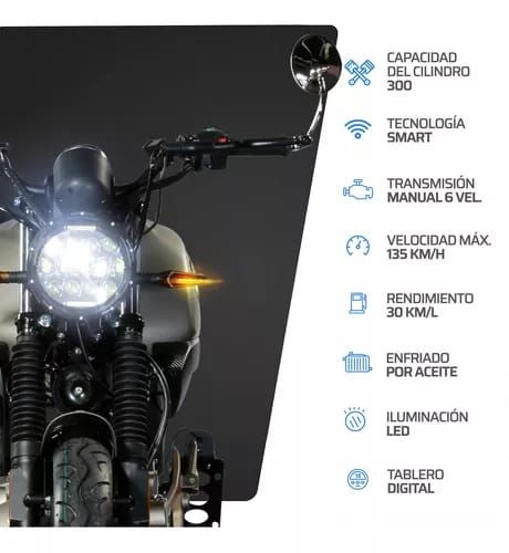 Motocicleta Vento Rocketman 300 Plateado 2025_6